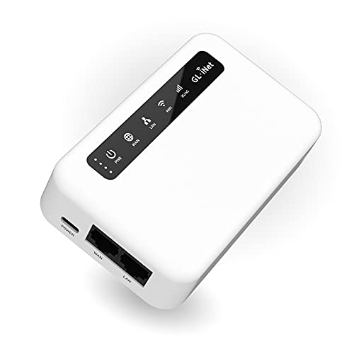 GL.iNet GL-XE300 (Puli) 4G LTE Industrial IoT Gateway, T-Mobile Only, Router/Access Point/Extender/WDS, OpenWrt, 5000mAh Battery, OpenVPN, Remote SSH, WPA3, IPv6 (EC25-AF), for North America only