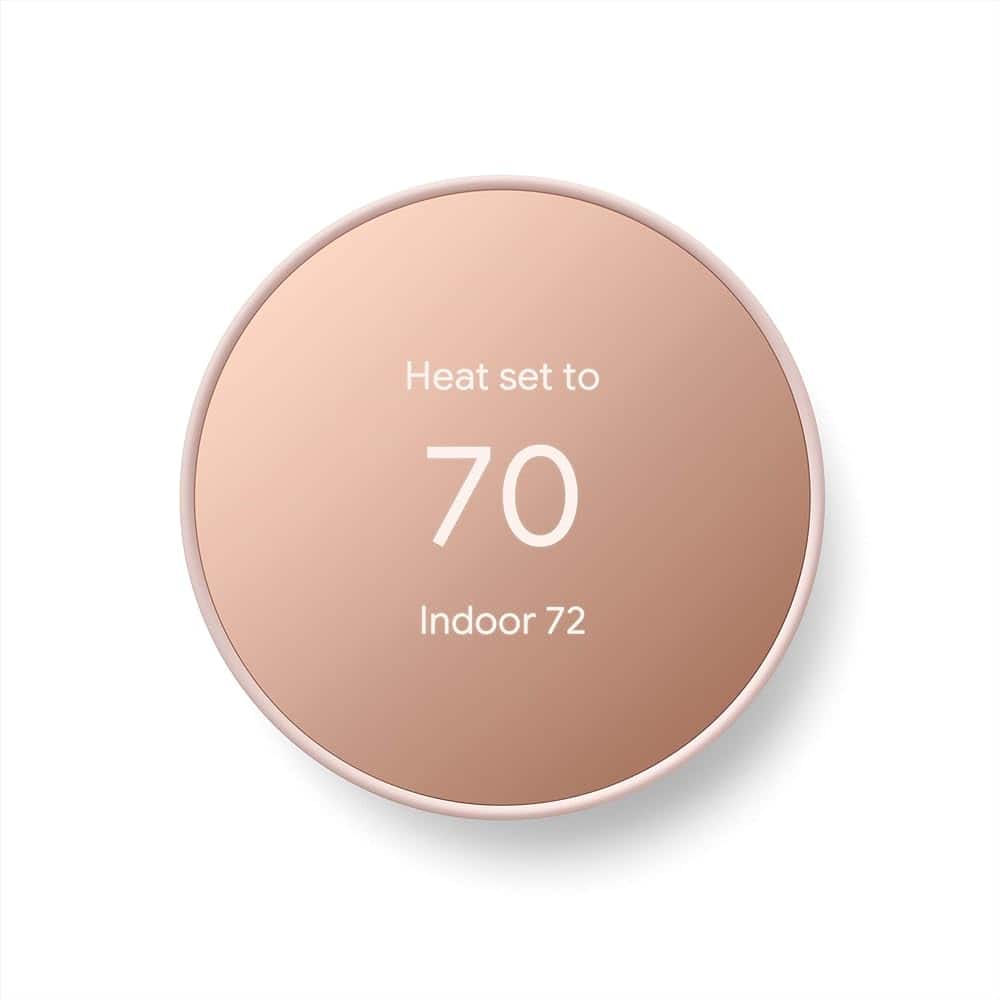 Google Nest Thermostat – Sand: A sleek and efficient addition to your home