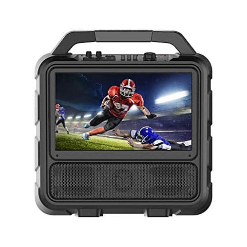 Monster Vision | Portable Entertainment System, 15.6” Full HD Screen, 60W Audio | Up to 25 Hours Playback | Two HDMI Ports for Your Favorite Smart Streaming Device, Gaming Console & TV