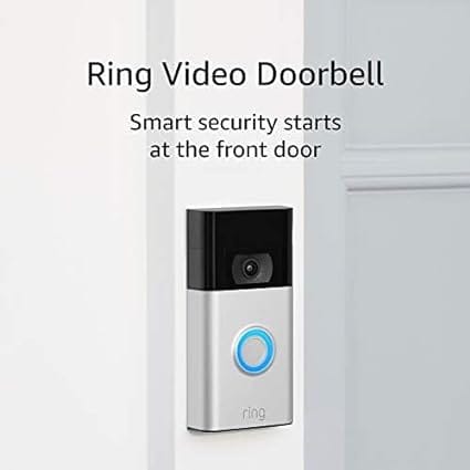 Ring Video Doorbell – Satin Nickel: A Secure and Stylish Solution